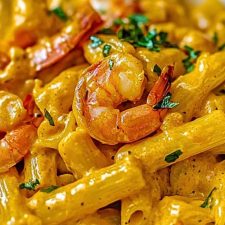 Creamy Jamaican Shrimp Rasta Pasta Recipe