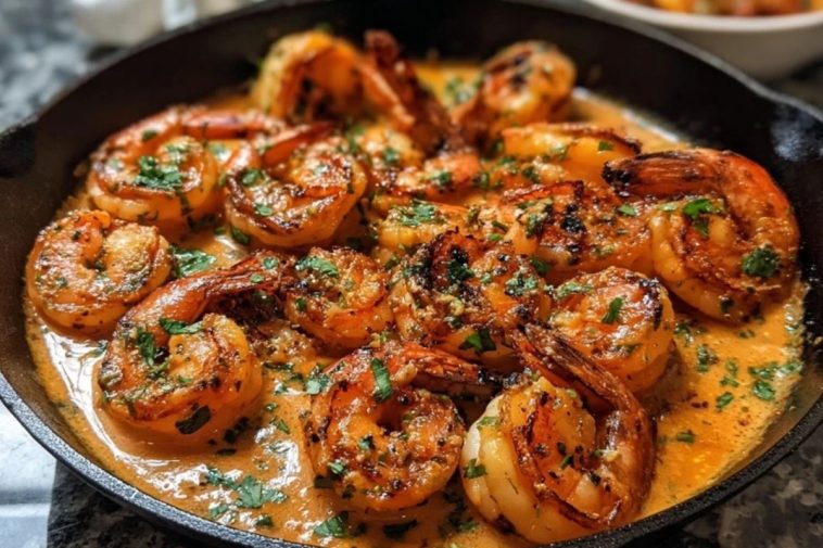 Creamy Garlic Paprika Shrimp