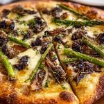 Crispy Morel & Asparagus Pizza That Screams Morel Mushroom Season