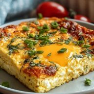 Low-Carb Cottage Cheese & Egg Casserole for Meal Prep