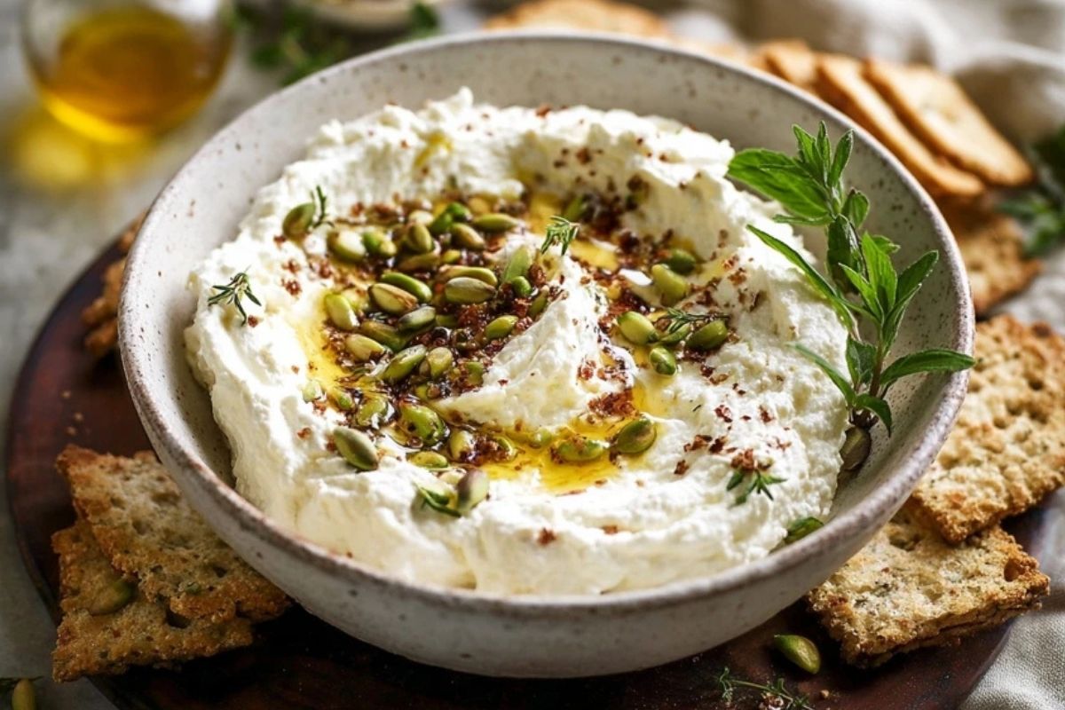 Spring Ricotta Bowl Ricotta Dip for Spring Gatherings