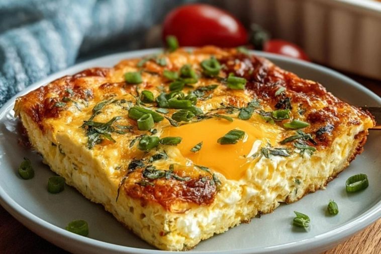 Low-Carb Cottage Cheese & Egg Casserole for Meal Prep