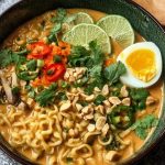 Creamy Spicy Thai Peanut Ramen