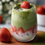 Refreshing Strawberry Matcha Latte