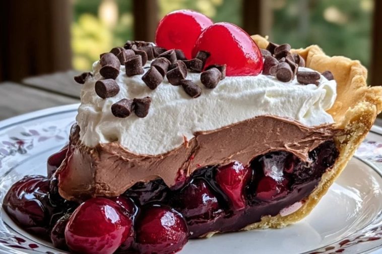 Chocolate Cherry Cream Pie