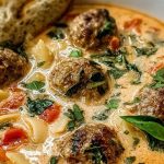 Creamy Italian Meatball Soup