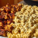 Creamy Velveeta Chicken Rotini Pasta with Mozzarella Garlic Cheese Sauce