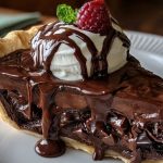 Decadent Hot Fudge Pie