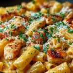 Garlic Butter Chicken Rigatoni