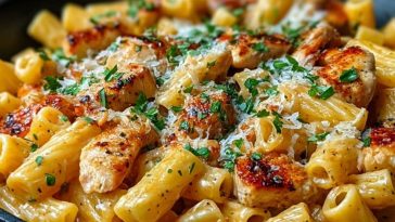 Garlic Butter Chicken Rigatoni