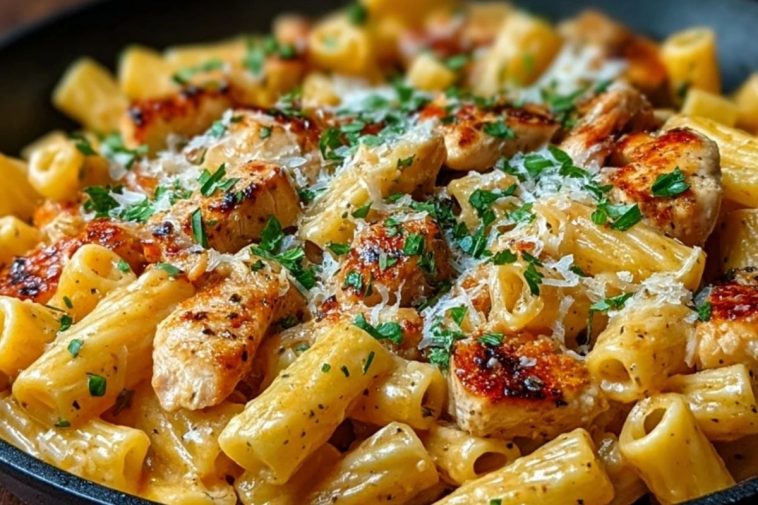 Garlic Butter Chicken Rigatoni