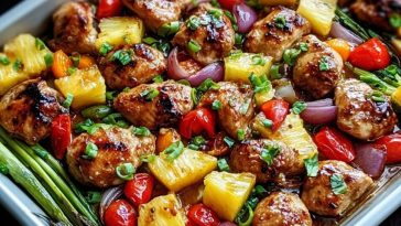 Hawaiian-Chicken-Sheet-Pan