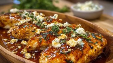 Hot Honey Infused Feta Chicken