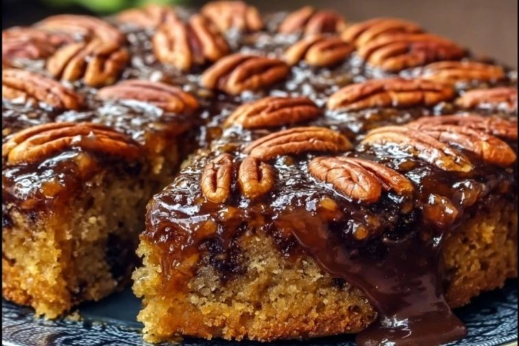 Pecan Upside Down Cake