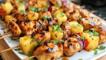 Pineapple Chicken Kabobs