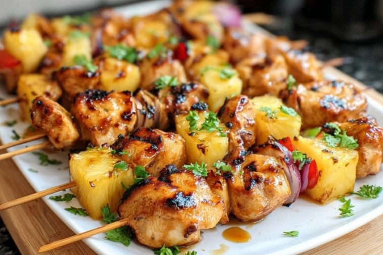 Pineapple Chicken Kabobs