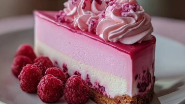 Pink Velvet Raspberry Cheesecake