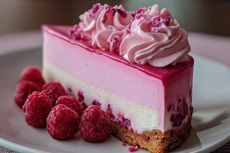 Pink Velvet Raspberry Cheesecake