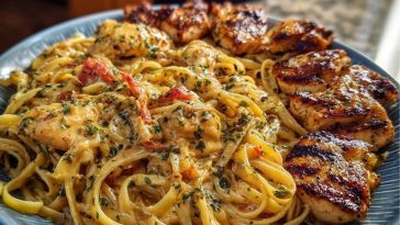 Velveeta Chicken Linguine with Spicy Cajun Alfredo