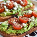 Avocado Toast with Feta & Cherry Tomatoes