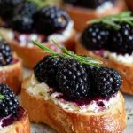 Blackberry Goat Cheese Crostini Recipe