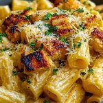 Creamy Garlic Butter Chicken Rigatoni Recipe