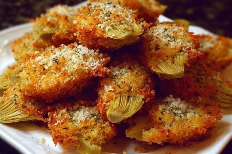 Crispy Parmesan Artichoke Hearts