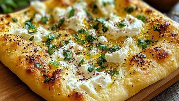 Easy 2-Ingredient Cottage Cheese Flatbread Recipe