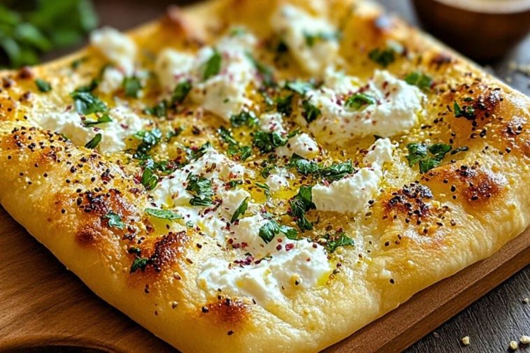 Easy 2-Ingredient Cottage Cheese Flatbread Recipe
