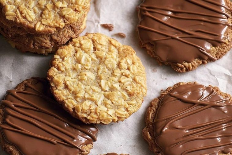 Homemade Chocolate Hobnobs