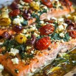 Mediterranean Salmon Bake