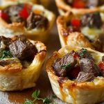 Mini Steak and Cheese Cups