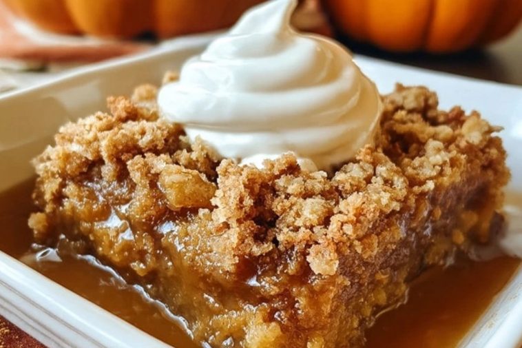 Pumpkin Dump Cake Recipe