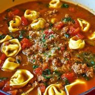 Sausage Tortellini Soup Recipe