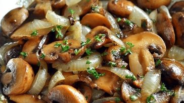 Sautéed Mushrooms and Onions