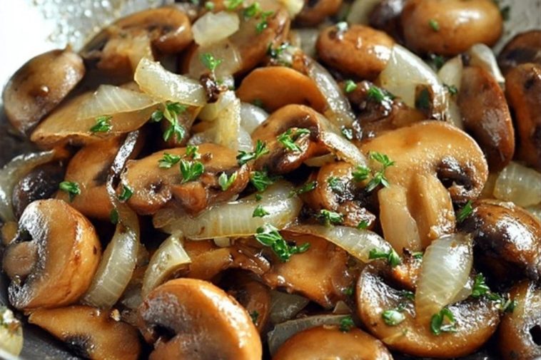 Sautéed Mushrooms and Onions