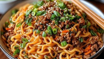 Simple Asian Ground Beef Noodles Recipe Ready in Minutes