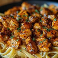 Spicy Cajun Honey Butter Chicken & Pasta