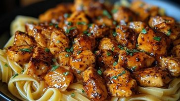 Spicy Cajun Honey Butter Chicken & Pasta