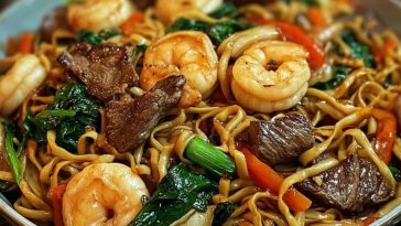 Steak & Shrimp Stir-Fry Noodles