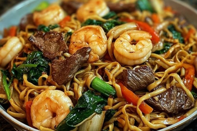 Steak & Shrimp Stir-Fry Noodles