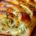 Swirled Garlic Herb And Cheese Bread