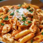 Tomato and Chicken Pasta Delight