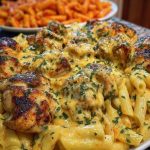 Velveeta Chicken Penne in Creamy Mozzarella Garlic Cheese Sauce