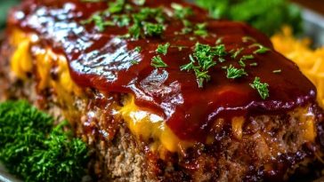 BBQ Cheddar Meatloaf