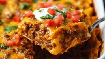 Beef Dorito Casserole