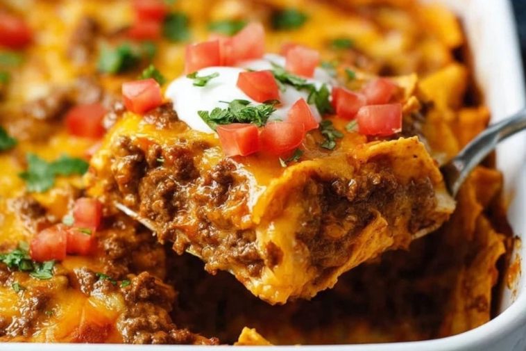 Beef Dorito Casserole