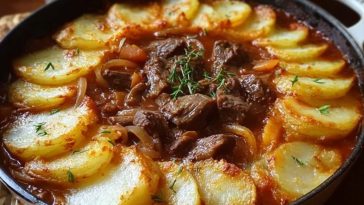 Beef Stew with Potato Topping