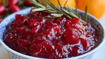 Blood Orange Cranberry Sauce