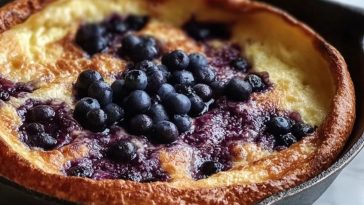 Blueberry Lemon Dutch Baby